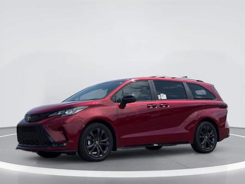 Ruby Flare Pearl 2026 Toyota Sienna XSE 7 Passenger