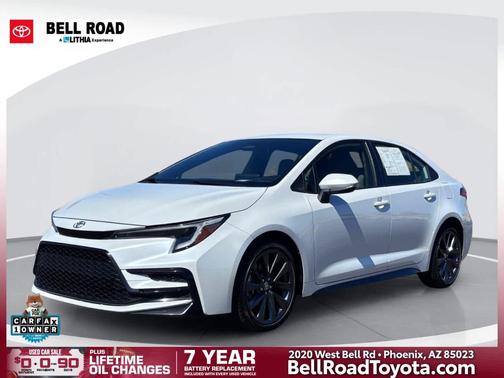 Wind Chill Pearl 2024 Toyota Corolla SE