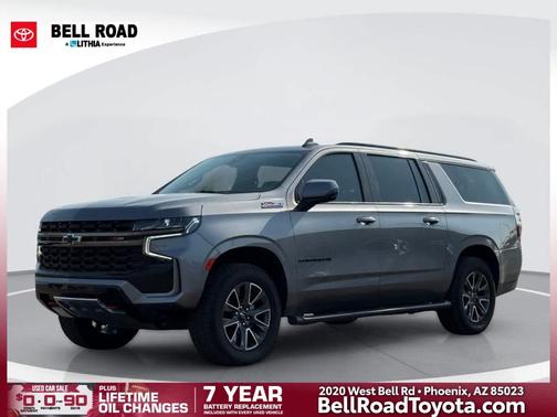 Satin Steel Metallic 2022 Chevrolet Suburban Z71