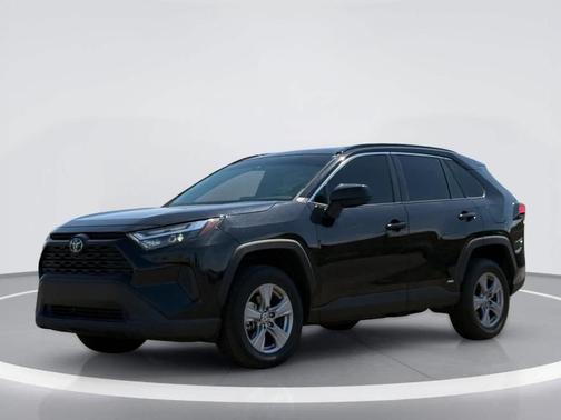 Midnight Black Metallic 2023 Toyota RAV4 Hybrid LE