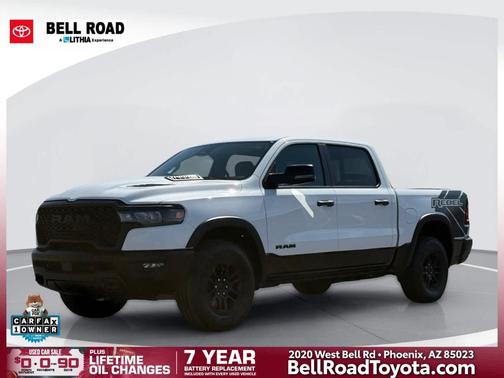 Bright White Clearcoat 2025 RAM 1500 Rebel