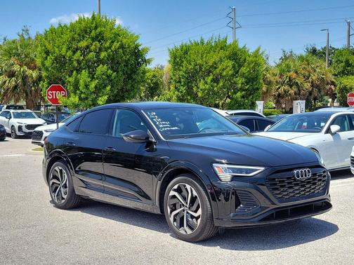Black 2024 Audi Q8 e-tron Prestige