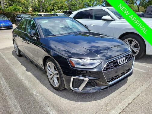 Mythos Black Metallic 2023 Audi A4 45 S line Premium Plus