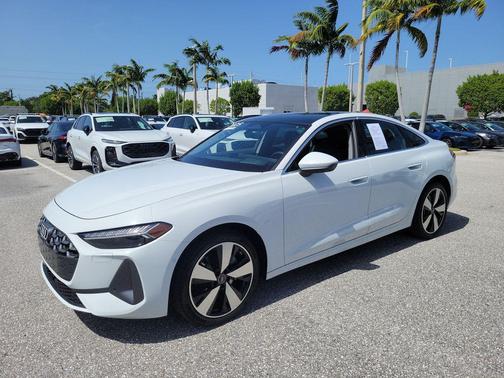 Glacier White 2025 Audi A5 Premium Plus TFSI quattro S tronic