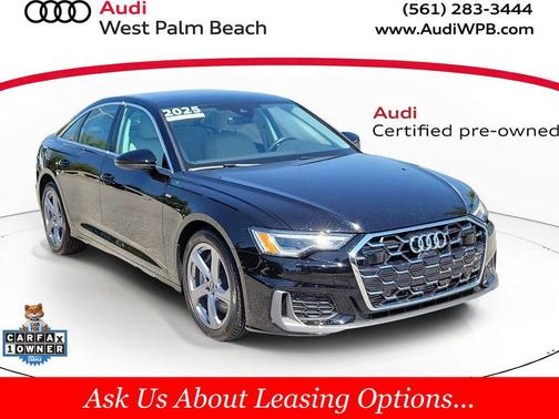 Brilliant Black 2025 Audi A6 Premium 55 TFSI quattro S tronic