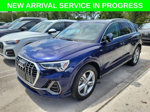 Blue 2021 Audi Q3 45 S line Premium Plus