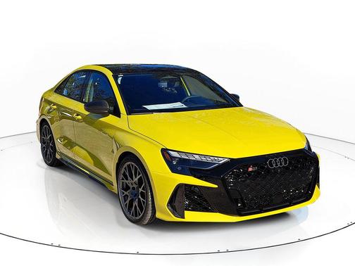 python yellow metallic 2026 Audi RS 3 TFSI quattro S tronic