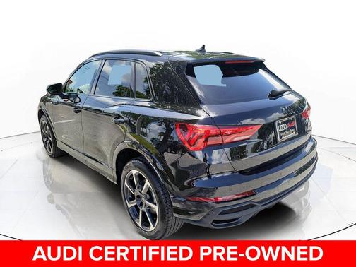 Mythos Black Metallic 2025 Audi Q3 45 S line Premium Plus