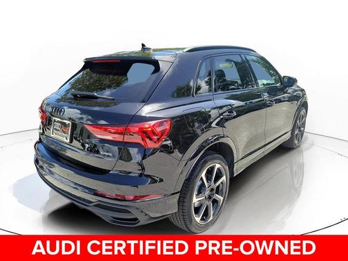 Mythos Black Metallic 2025 Audi Q3 45 S line Premium Plus