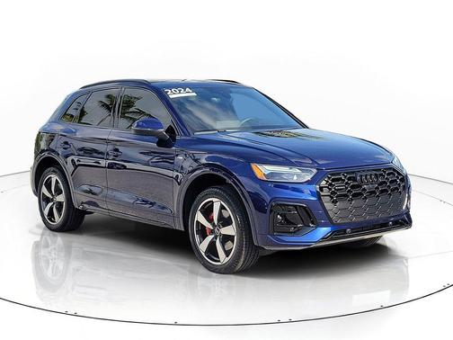 Blue Metallic 2024 Audi Q5 45 S line Premium Plus