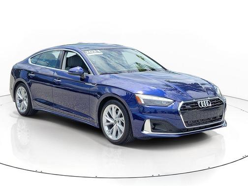 Navarra Blue Metallic 2023 Audi A5 Sportback Premium Plus