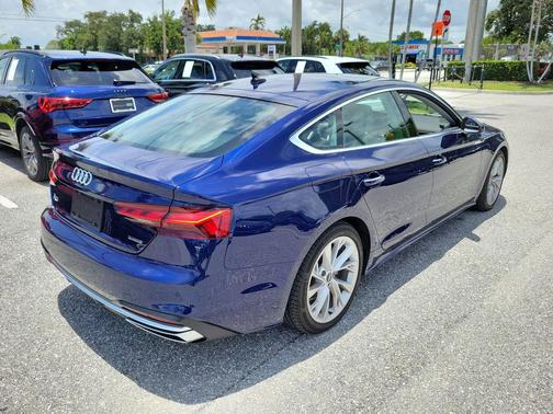 Navarra Blue Metallic 2023 Audi A5 Sportback Premium Plus