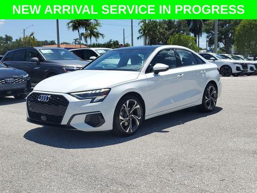Glacier White Metallic 2023 Audi A3 Premium