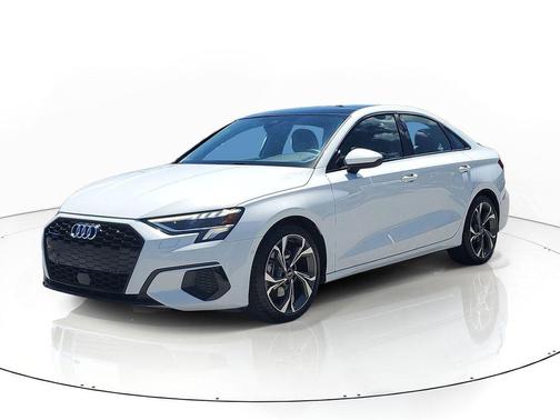 Glacier White Metallic 2023 Audi A3 Premium