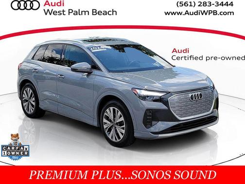 Pebble Gray 2024 Audi Q4 e-tron Premium Plus 40 RWD