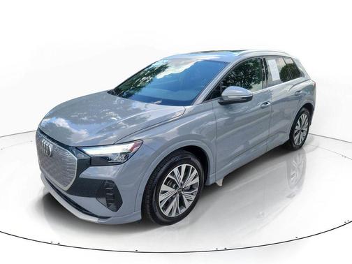 Pebble Gray 2024 Audi Q4 e-tron Premium Plus 40 RWD