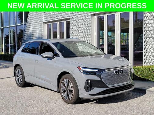 Pebble Gray 2024 Audi Q4 e-tron Premium Plus 40 RWD
