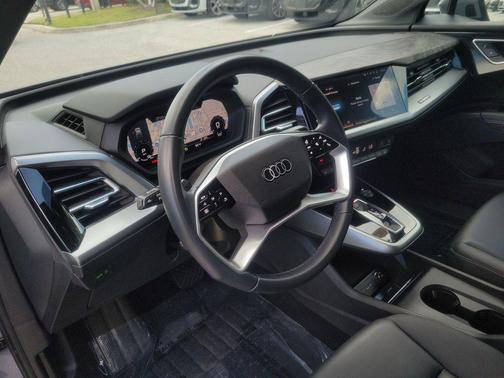 Pebble Gray 2024 Audi Q4 e-tron Premium Plus 40 RWD
