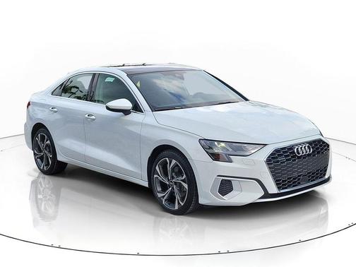 Glacier White Metallic 2022 Audi A3 Premium