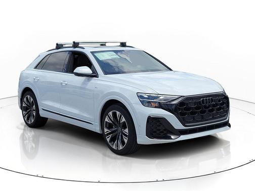 Glacier White Metallic 2026 Audi Q8 55 Premium Plus