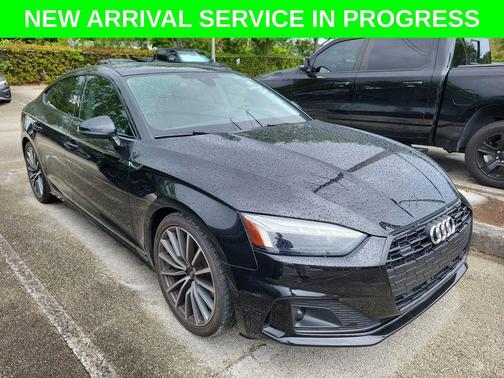 Mythos Black Metallic 2023 Audi A5 Sportback Premium Plus