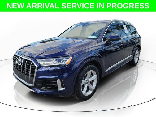 Blue Metallic 2022 Audi Q7 55 Premium
