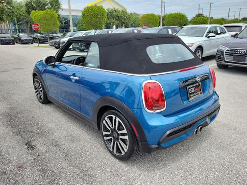 Island Blue Metallic 2023 MINI Convertible Cooper S