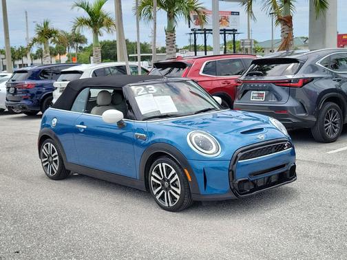 Island Blue Metallic 2023 MINI Convertible Cooper S