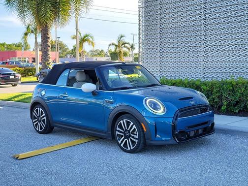 Island Blue Metallic 2023 MINI Convertible Cooper S