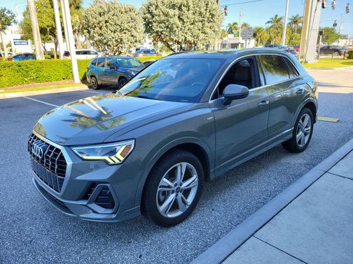 Gray Metallic 2022 Audi Q3 45 S line Premium Plus