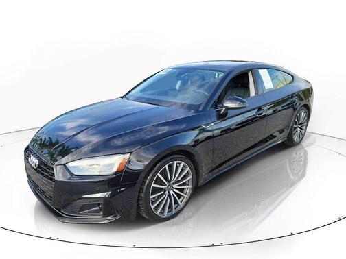 Brilliant Black 2023 Audi A5 Sportback Premium Plus