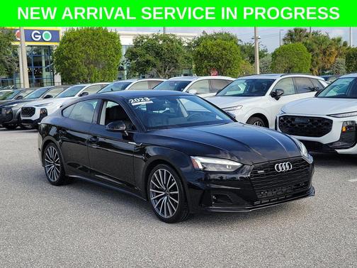 Brilliant Black 2023 Audi A5 Sportback Premium Plus
