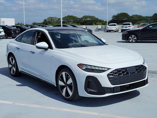 Glacier White Metallic 2026 Audi A5 Premium Plus TFSI quattro S tronic