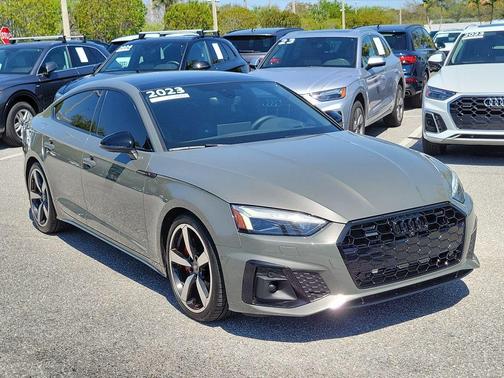 Chronos Gray Metallic 2023 Audi A5 Sportback 45 S Line Prestige
