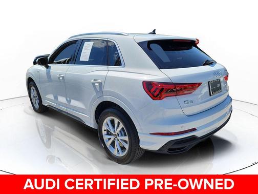 Glacier White Metallic 2025 Audi Q3 45 S line Premium Plus