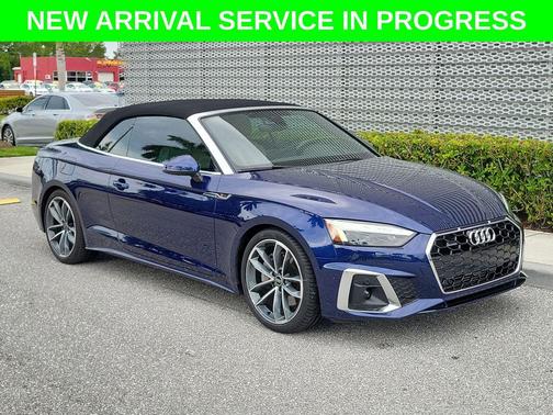 Navarra Blue Metallic/Black Roof 2024 Audi A5 Prestige 45 TFSI S line quattro S tronic