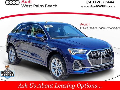 Navarra Blue Metallic 2025 Audi Q3 Premium 45 TFSI S line quattro Tiptronic