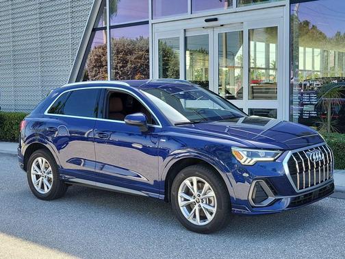 Blue Metallic 2025 Audi Q3 Premium 45 TFSI S line quattro Tiptronic