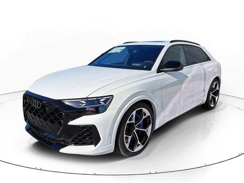 glacier white metallic 2026 Audi RS Q8 4.0T