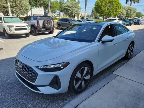 Glacier White 2025 Audi A5 Premium Plus TFSI quattro S tronic