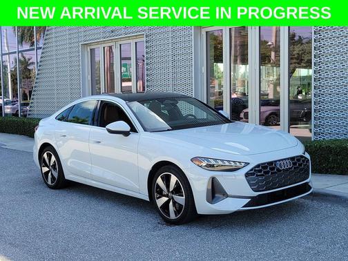 Glacier White 2025 Audi A5 Premium Plus TFSI quattro S tronic