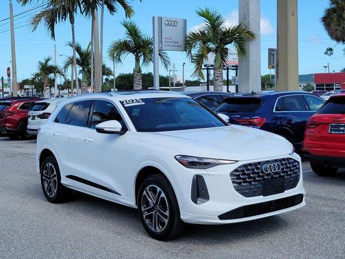 White 2025 Audi Q5 Premium TFSI quattro S tronic
