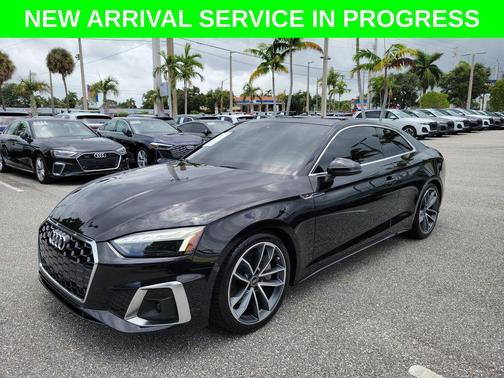Mythos Black Metallic 2023 Audi A5 45 S line Premium Plus