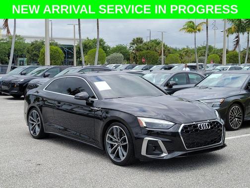 Mythos Black Metallic 2023 Audi A5 45 S line Premium Plus