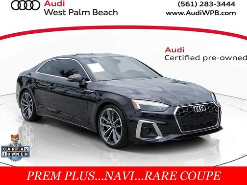 Mythos Black Metallic 2023 Audi A5 45 S line Premium Plus