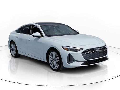Glacier White Metallic 2026 Audi A5 Premium TFSI quattro S tronic