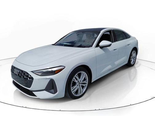 Glacier White Metallic 2026 Audi A5 Premium TFSI quattro S tronic