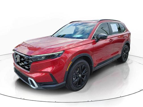 Radiant Red Metallic 2024 Honda CR-V Hybrid Sport Touring AWD