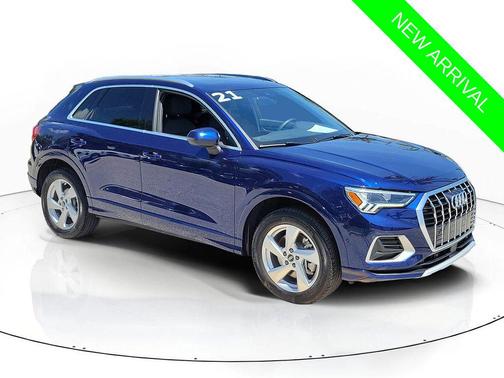 Blue Metallic 2021 Audi Q3 40 Premium Plus
