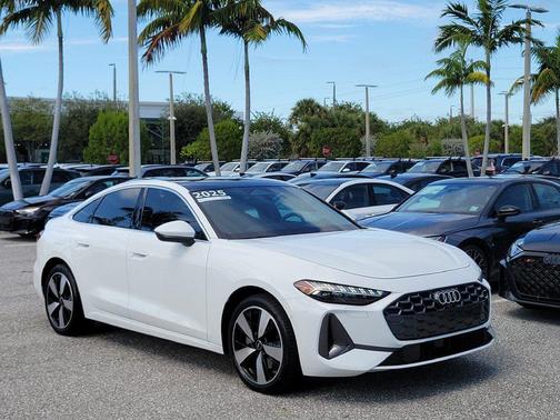White 2025 Audi A5 Premium Plus TFSI quattro S tronic